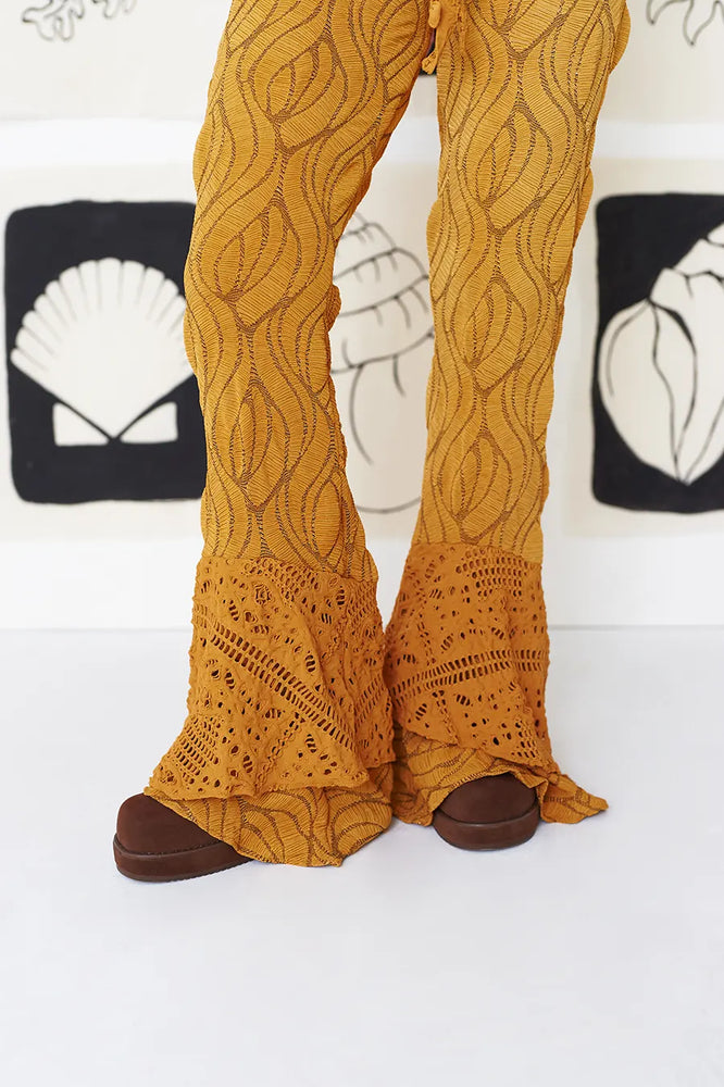 
                  
                    Flow With The Wind Pants In Mustard
                  
                