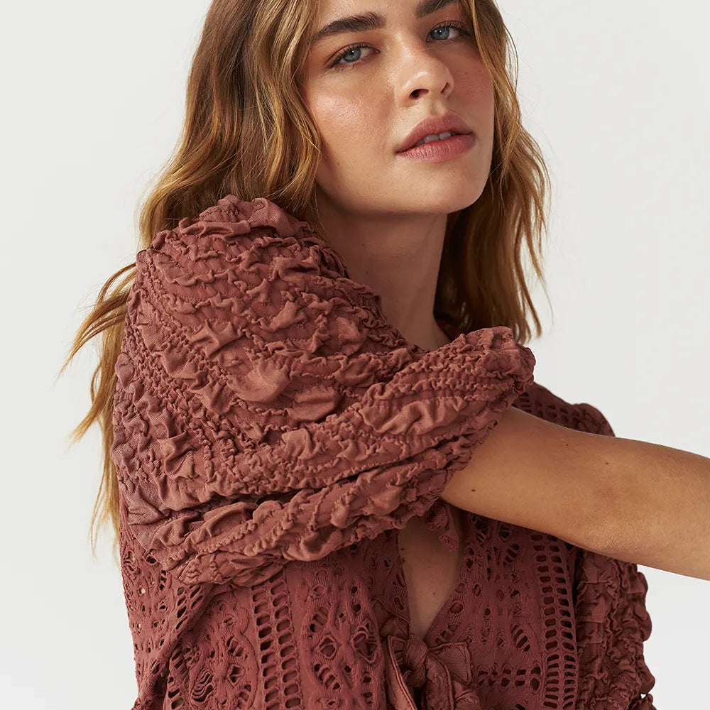 
                  
                    Globe Shell Shirt In Brown
                  
                