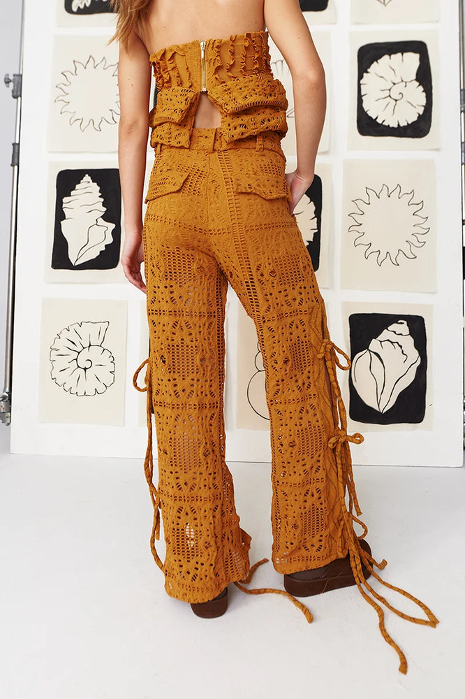 
                  
                    Shell Corset In Mustard
                  
                