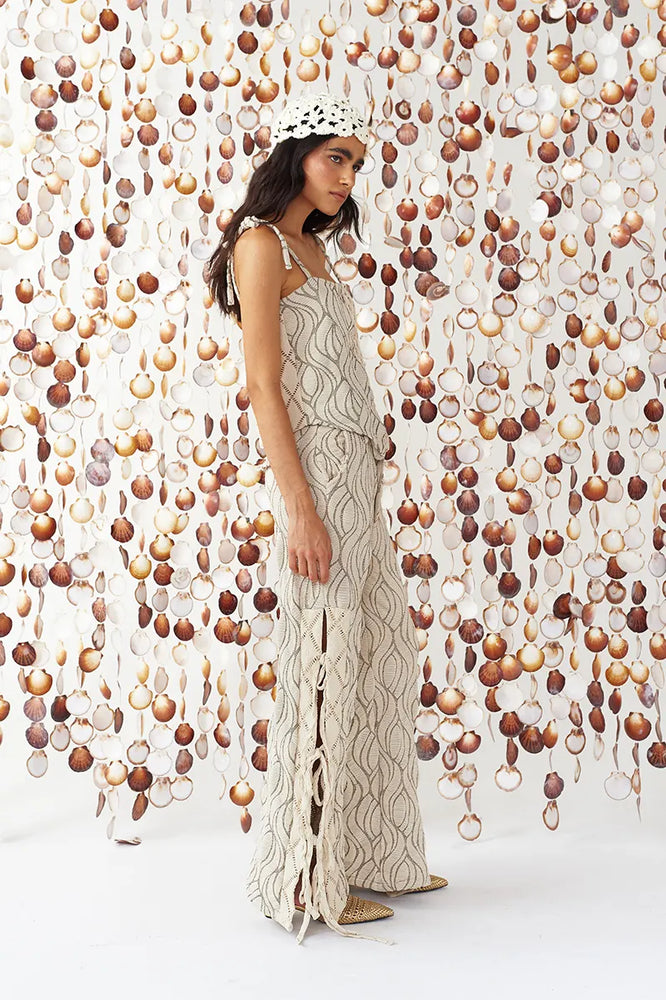 
                  
                    The Shell Pants in Flow Ivory
                  
                