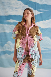 Dance & Bloom Tee In Light Pastels