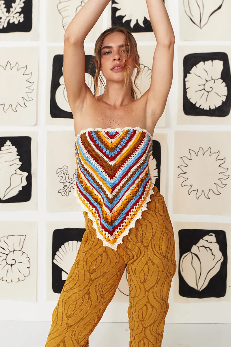 Deep Sea Top In Terracotta