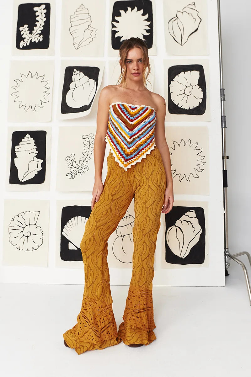 Deep Sea Top In Terracotta