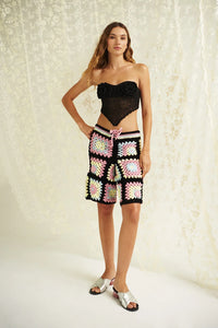Flower Affair Top In Black