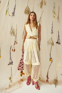 Flower Dance Pants In Butter