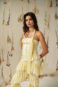 Flower Romance Top In Butter