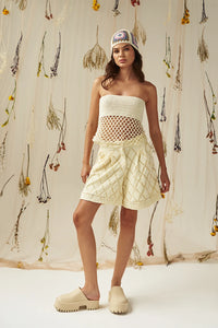 Love Affair Shorts In Butter
