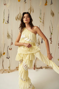Peace & Love Top In Butter