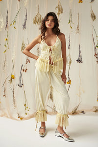 Romance Dance Affair Pants In Butter