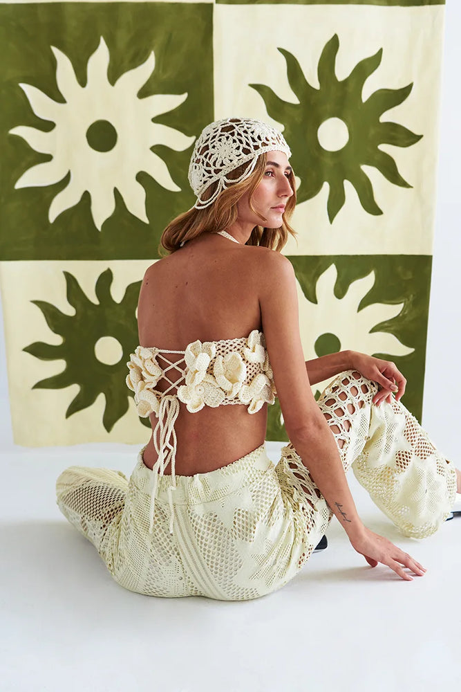 
                  
                    Wild Flower Punch Hat In Ivory
                  
                